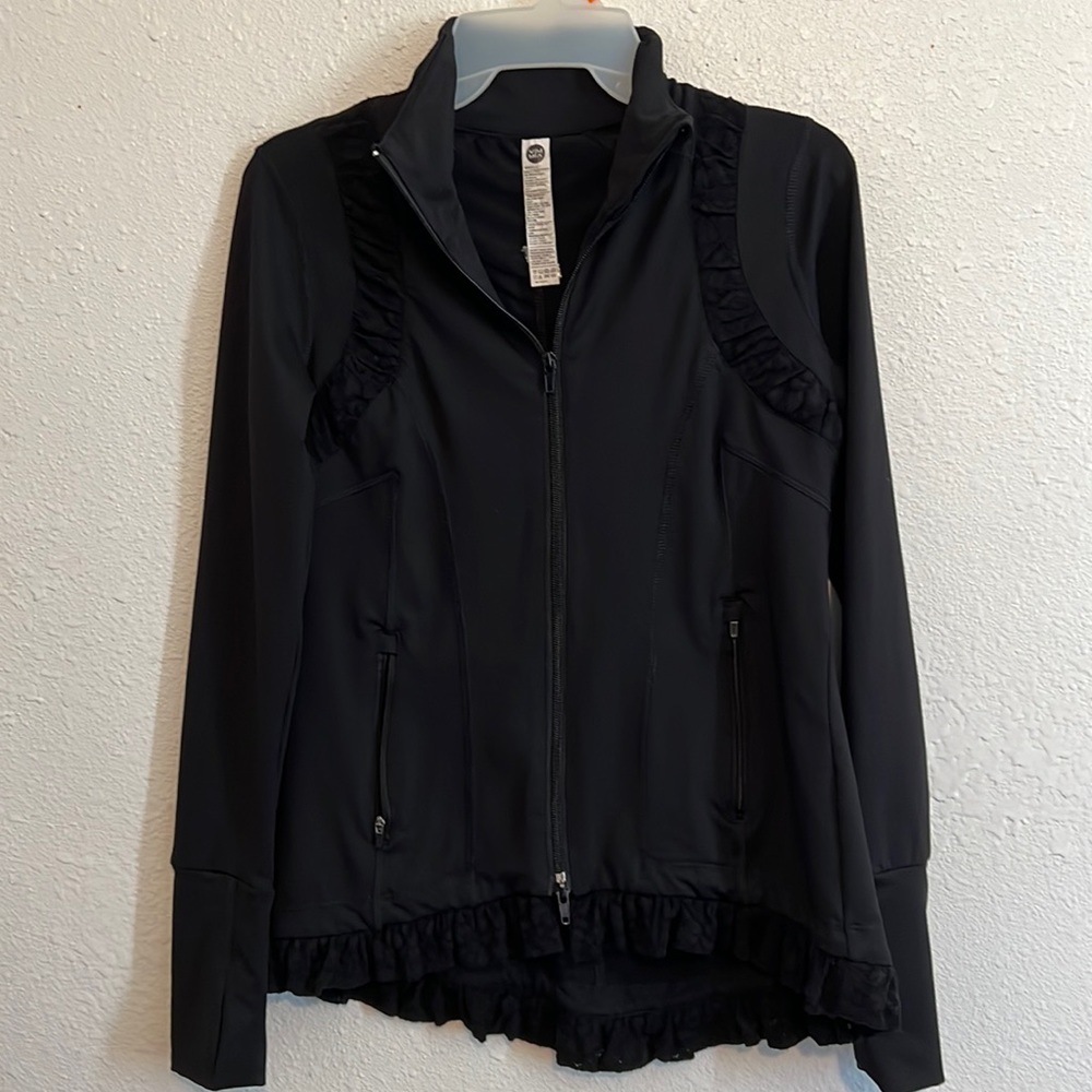 VMMA Ladies black lace athletic jacket.